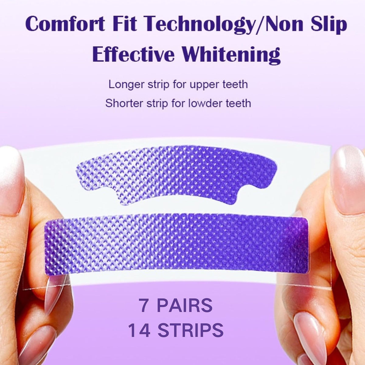 Purple Teeth Whitening Strips