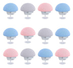Curtain Needles Mushroom Shape Cotton Clips, Duvet Bed Sheet Pack of 10