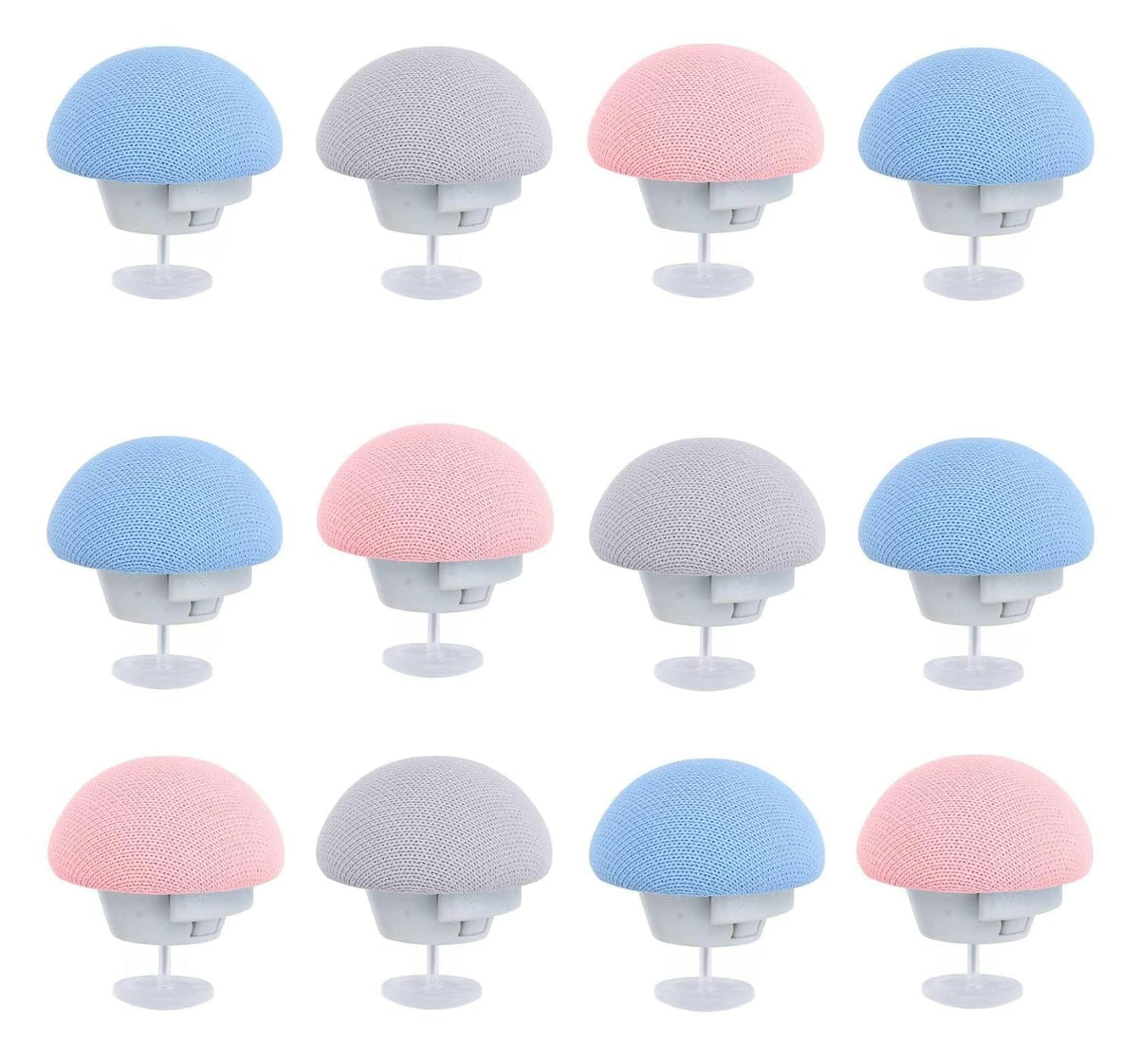 Curtain Needles Mushroom Shape Cotton Clips, Duvet Bed Sheet Pack of 10
