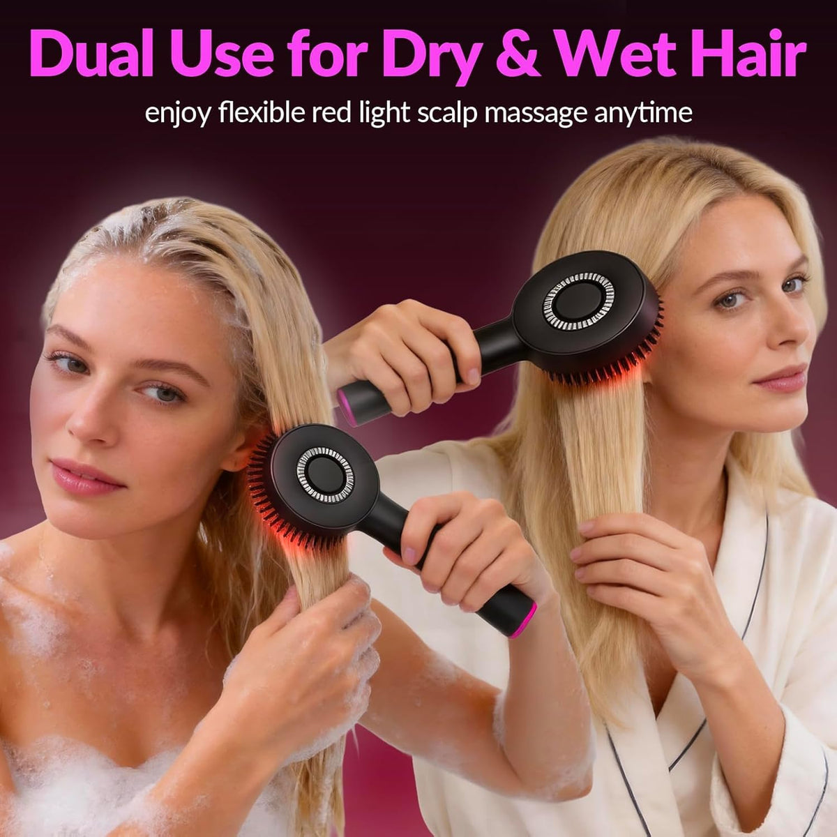 Head Scalp Electric Massager Comb