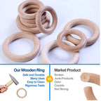 Silicone & Wooden Baby Teether