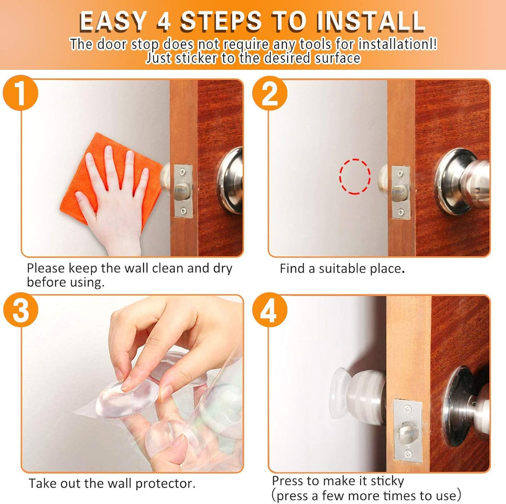 Silicon Door Stopper Wall Protector