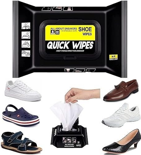 80 pc Shoe cleaning Wipes