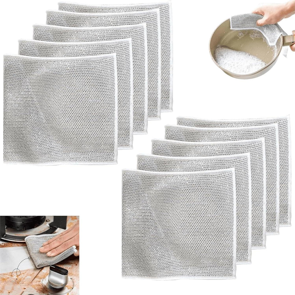 Non Scratch Wire Dish Cloth Double layer