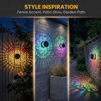 7 Color Solar Mandala Lights