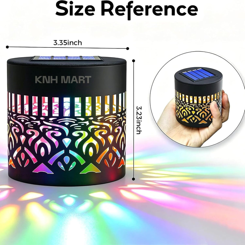 7 Color Solar Mandala Lights