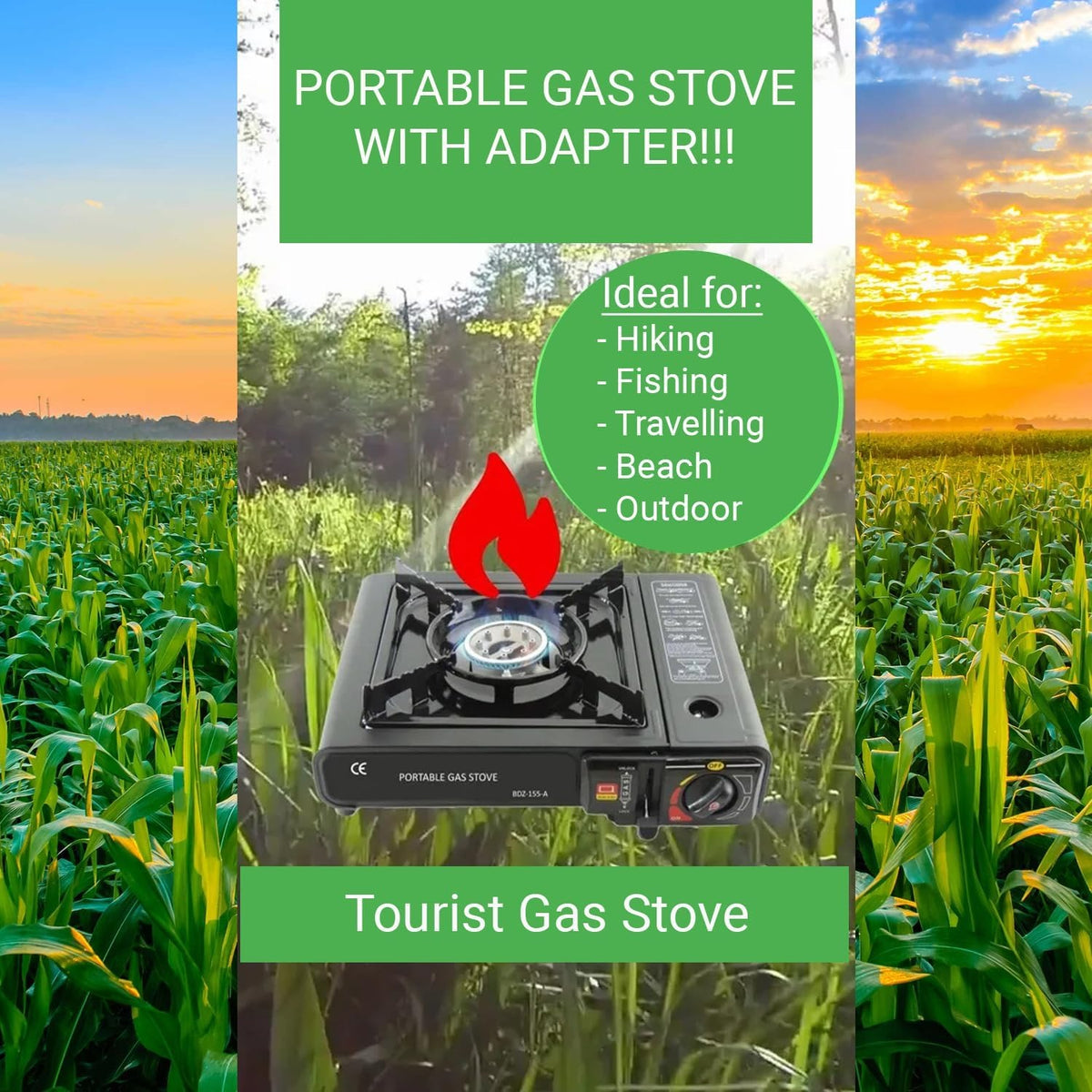 Portable Camping Gas Stove Big Size