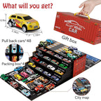 48 PCS colorful mini alloy die-cast racing cars