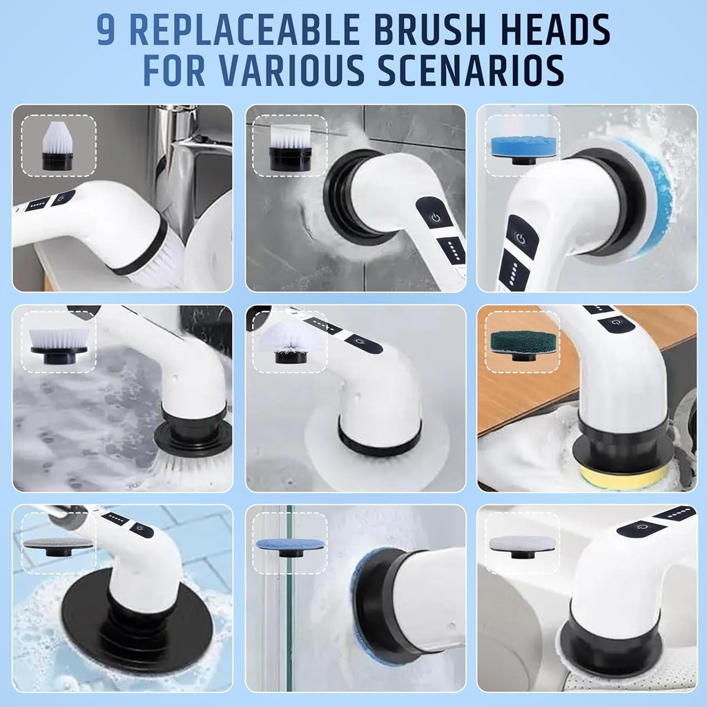9-in-1 Electric Cleaning Brush