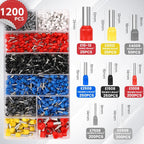 Ferrule Crimping Tool Kit with 1200PCS