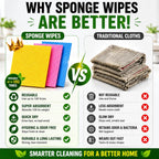 Reusable Cellulose Sponge Wipes