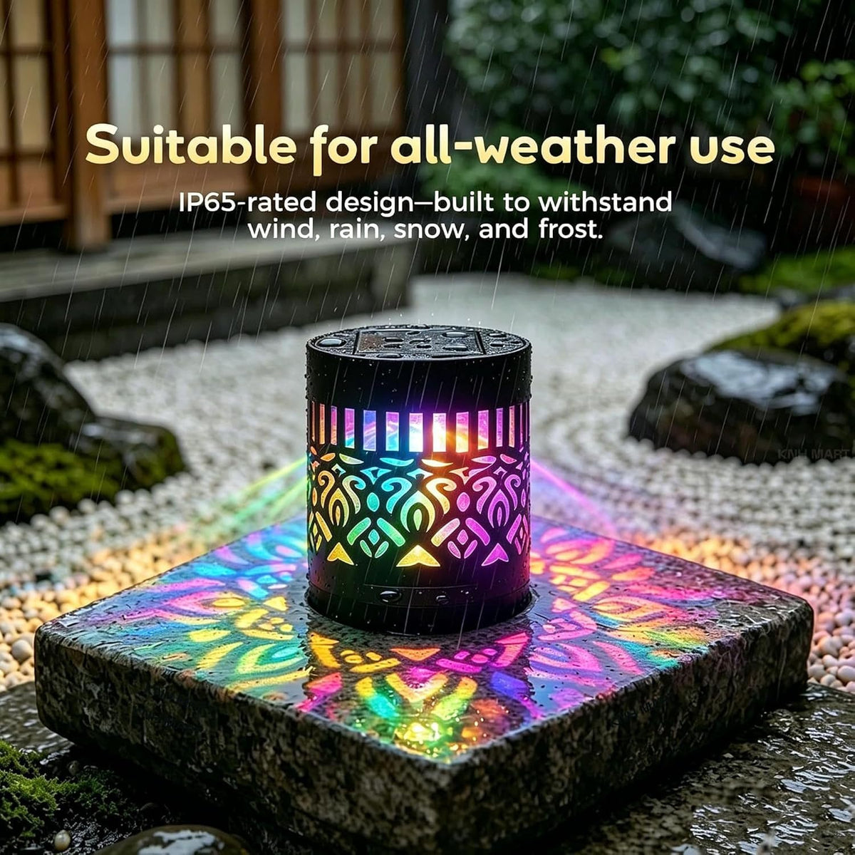7 Color Solar Mandala Lights