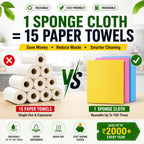 Reusable Cellulose Sponge Wipes