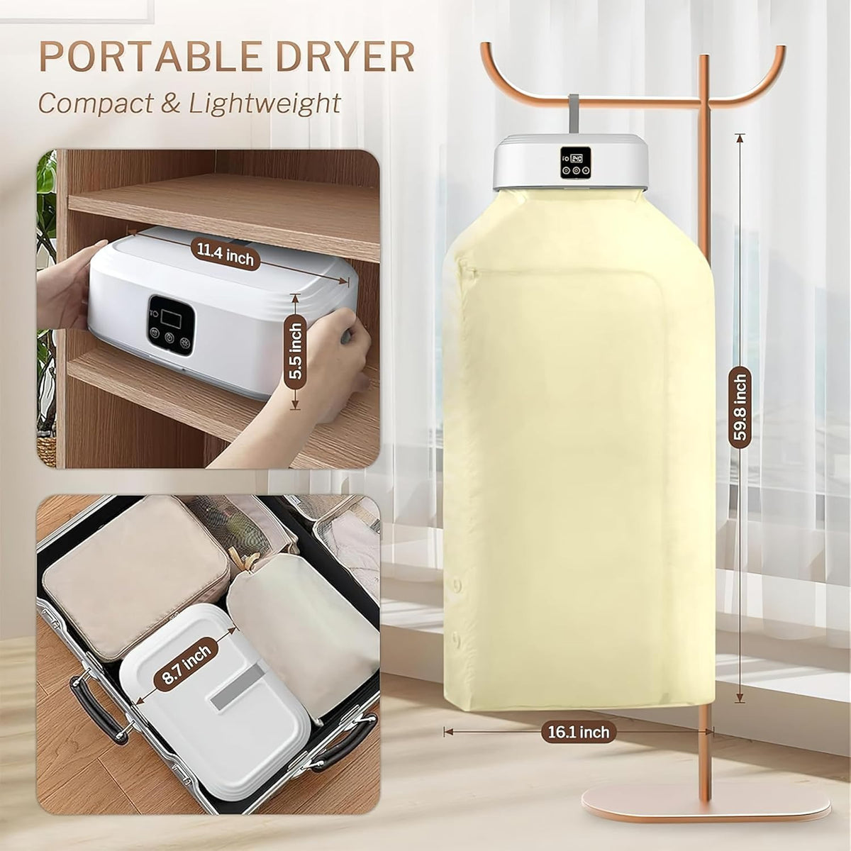 Portable Electric Cloth Dryer Warmer