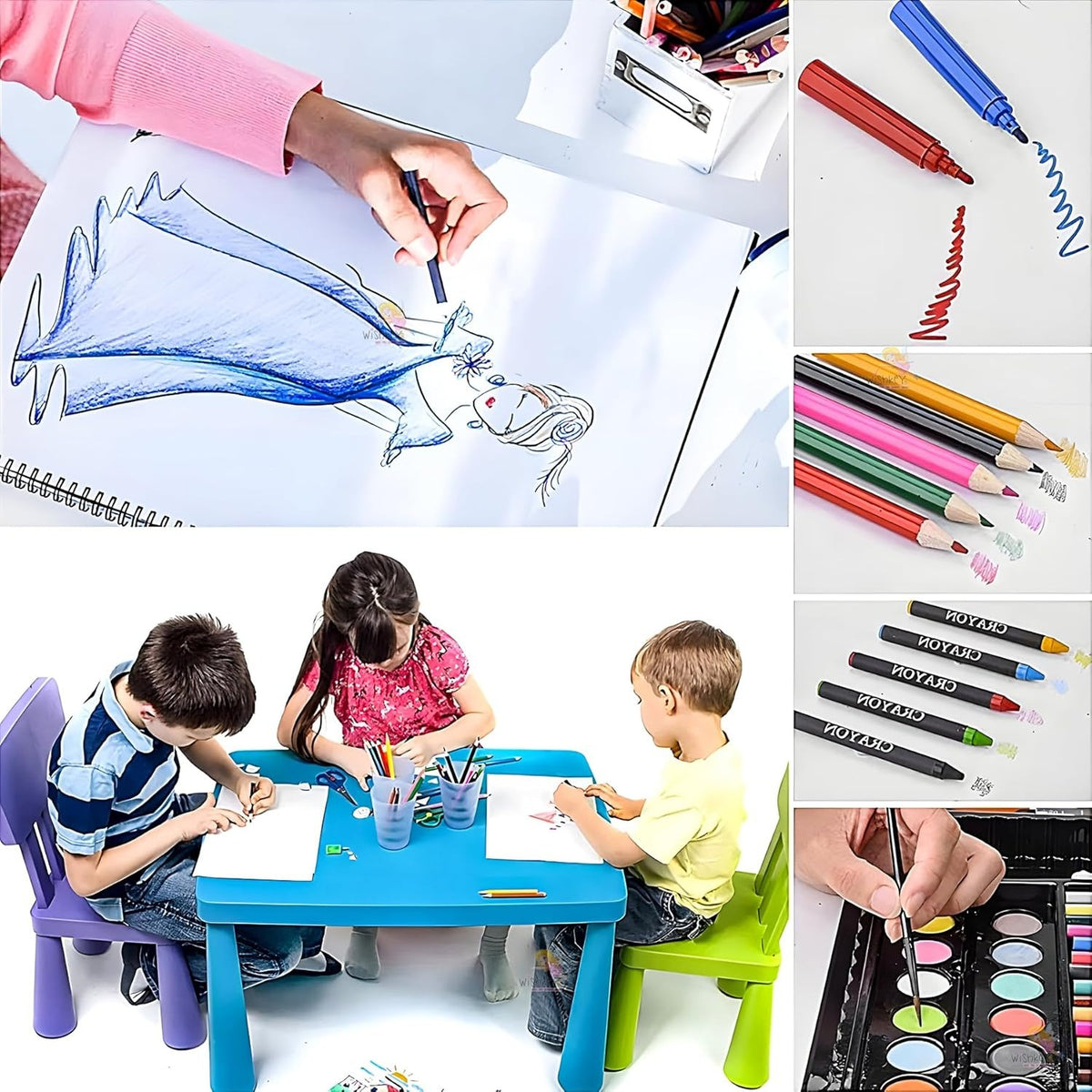 150 Pieces Art Set for Kids with Case