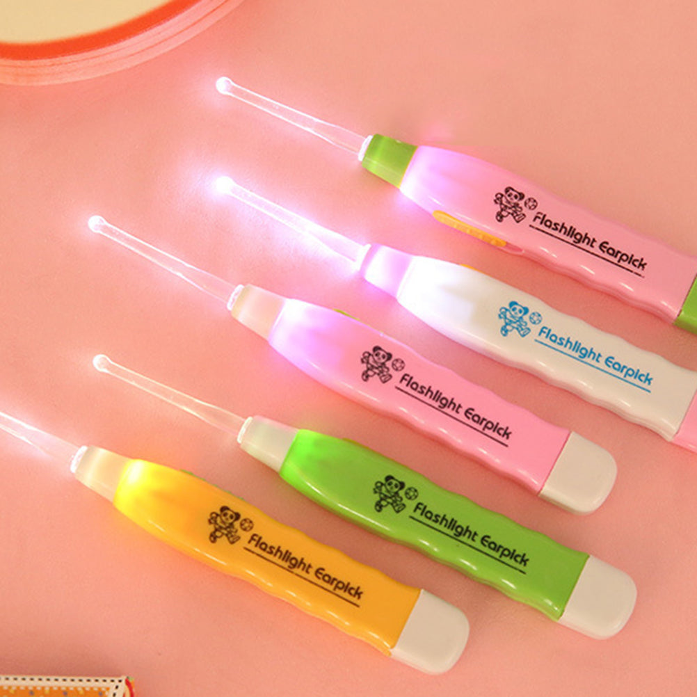 Earpick ear cleaner tool with light