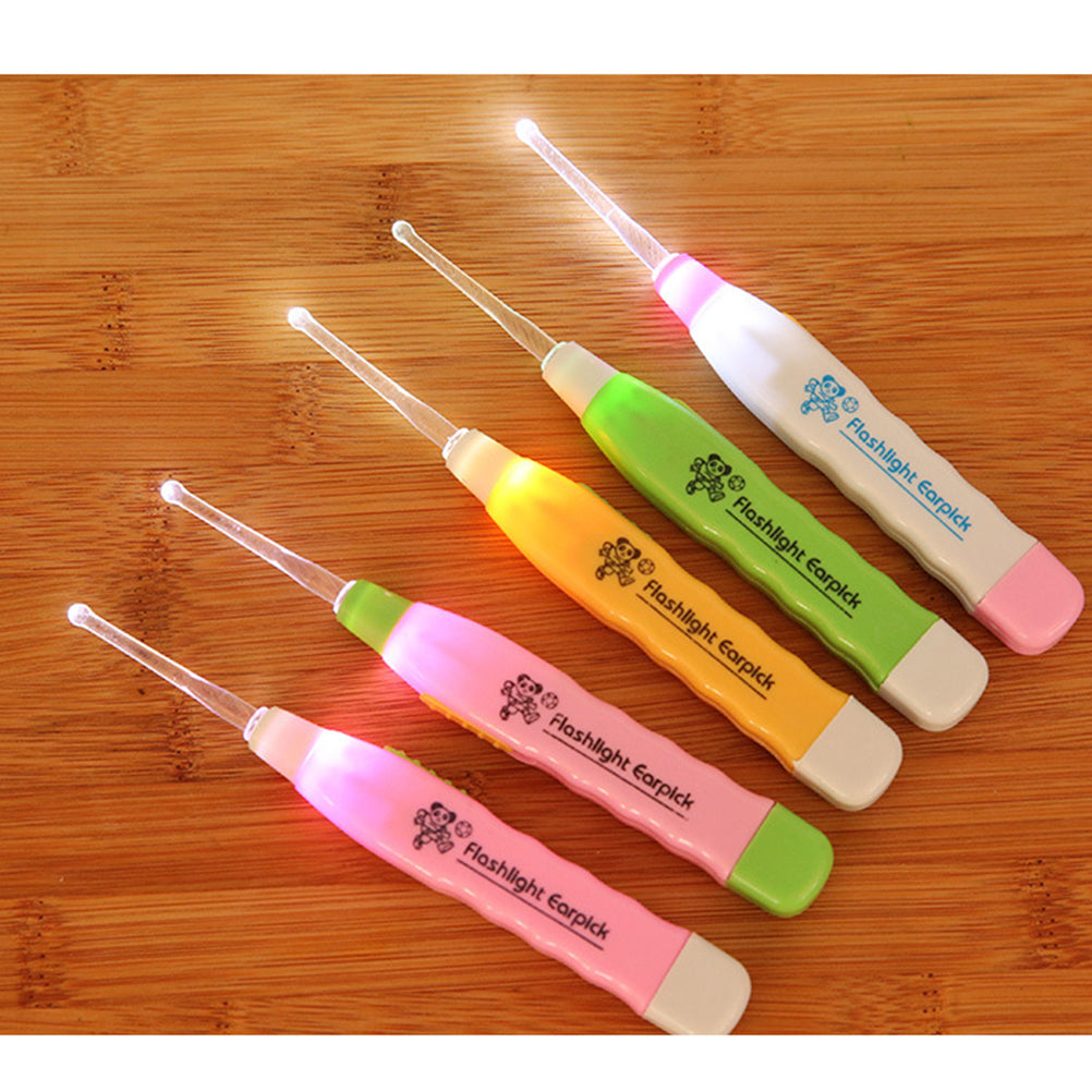 Earpick ear cleaner tool with light