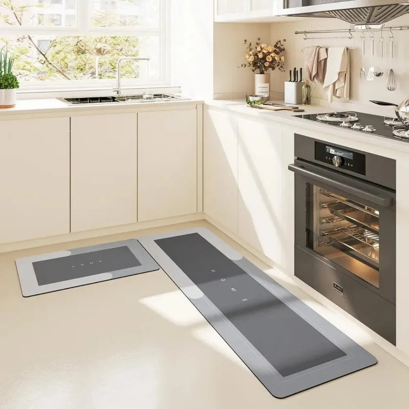 2 Pcs Kitchen Mats (40*60CM) (40*120CM)