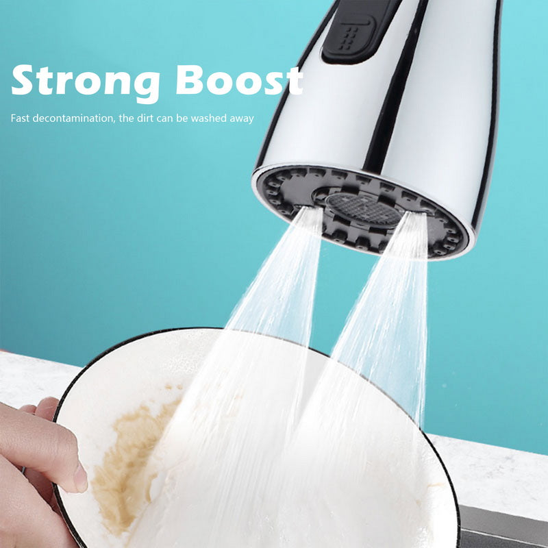3-Function Kitchen SinkFlexible Faucet Extension