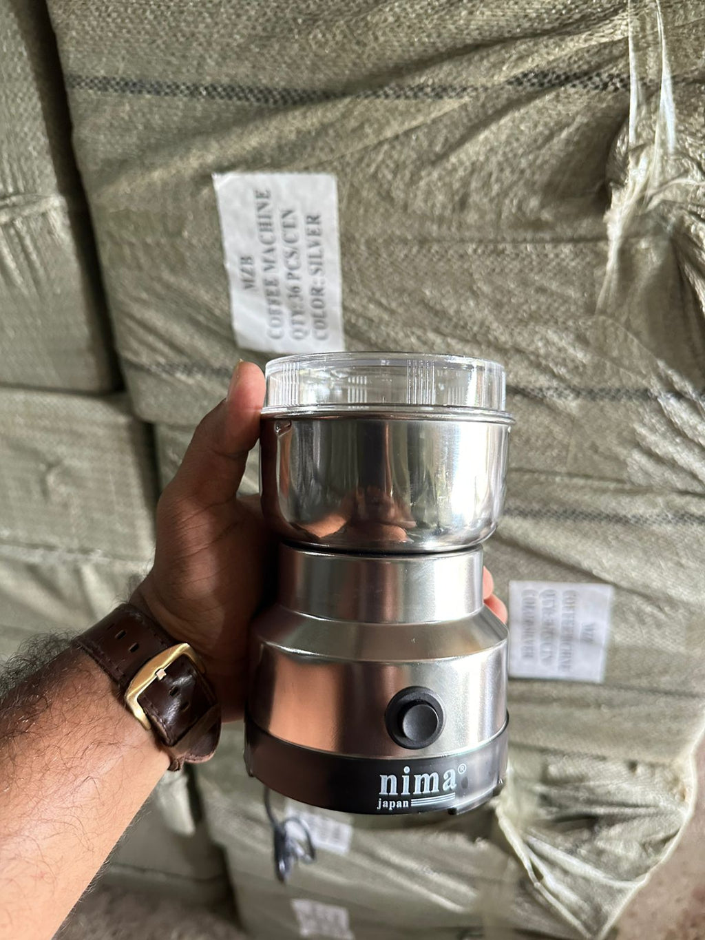 Nima coffee Grinder 220W Steel body