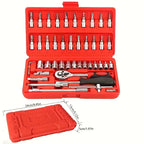 46 in 1 Pcs Tool Kit & Screwdriver Multi Purpose