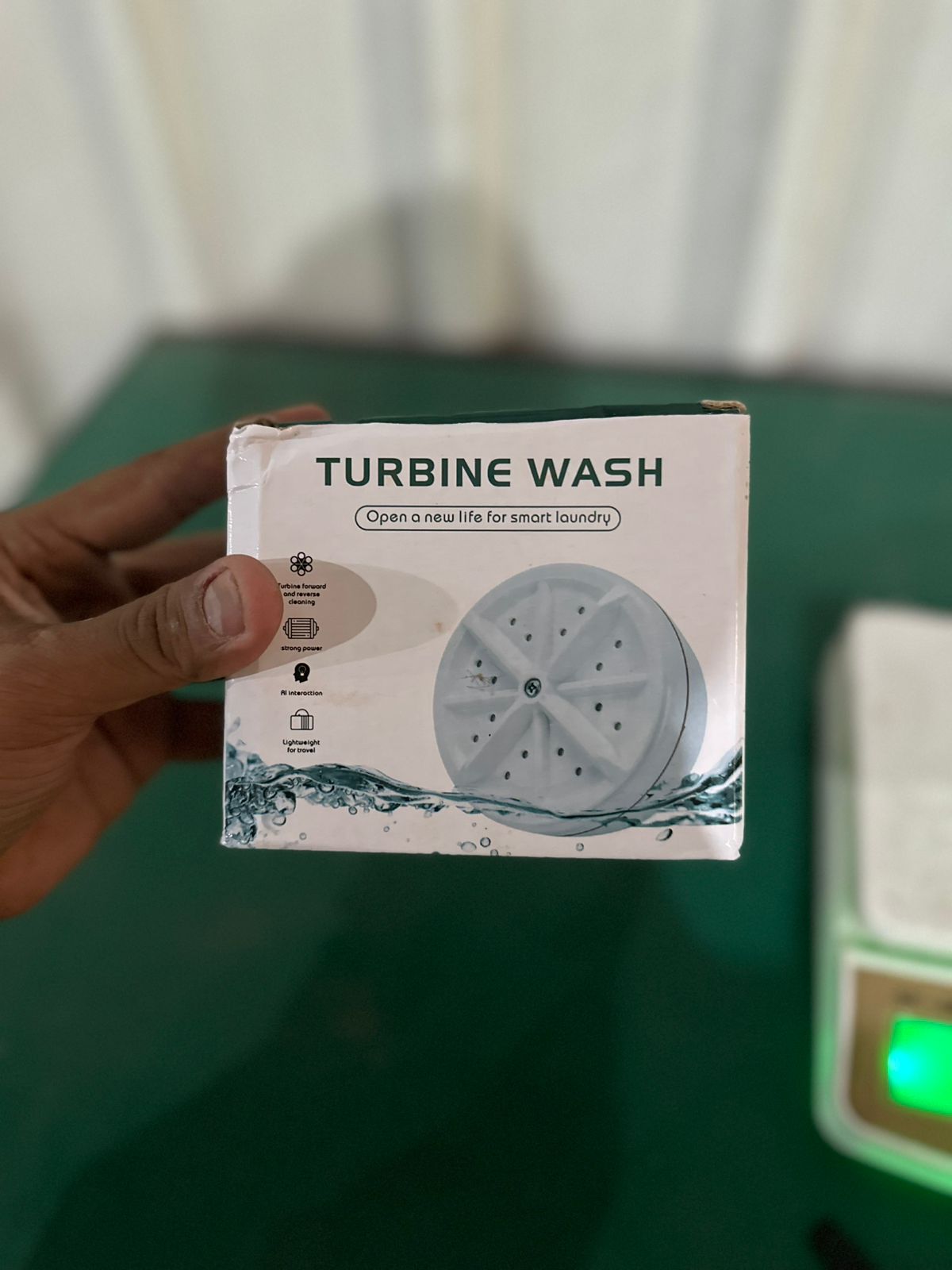 Ultrasonic Turbine Mini Washing Machine