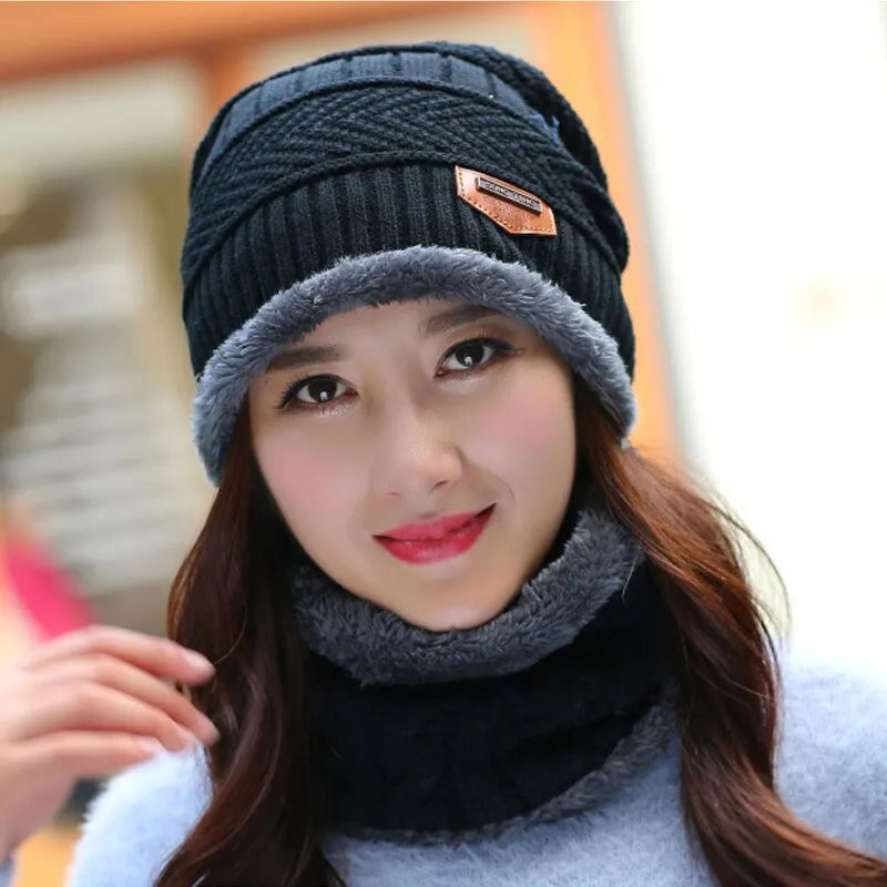 Winter 2 pc Scarf Cap