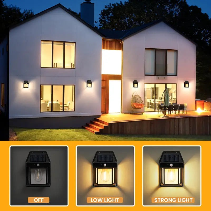 Solar motion Wall Bulb