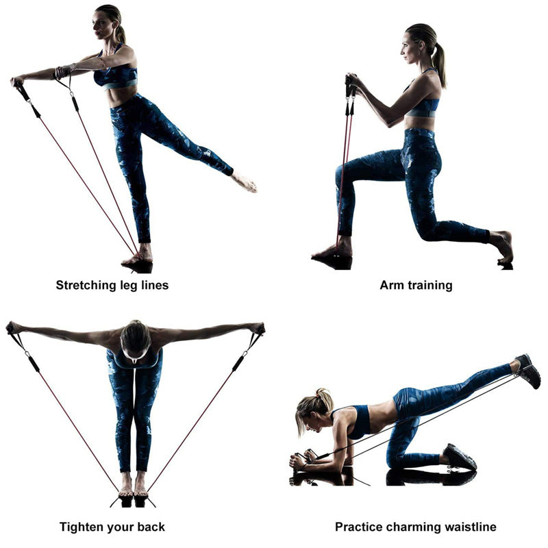 11 Pc Gym Power Ressitance Band Set