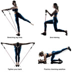 11 Pc Gym Power Ressitance Band Set
