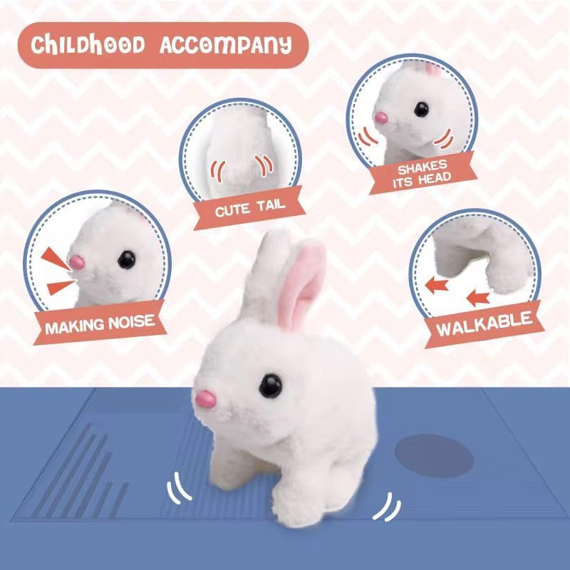 Walking Bunny Toy with Sounds