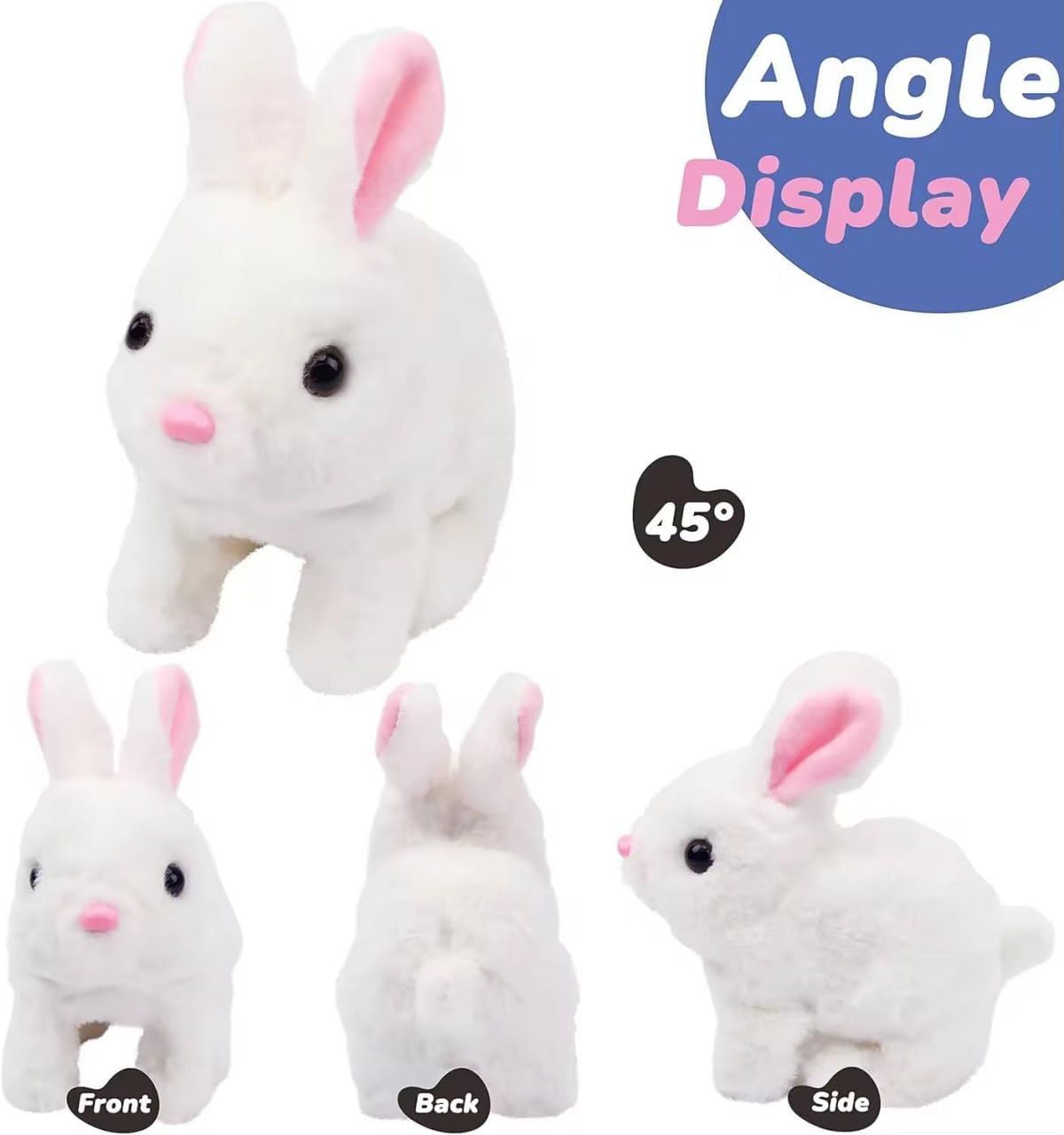 Walking Bunny Toy with Sounds