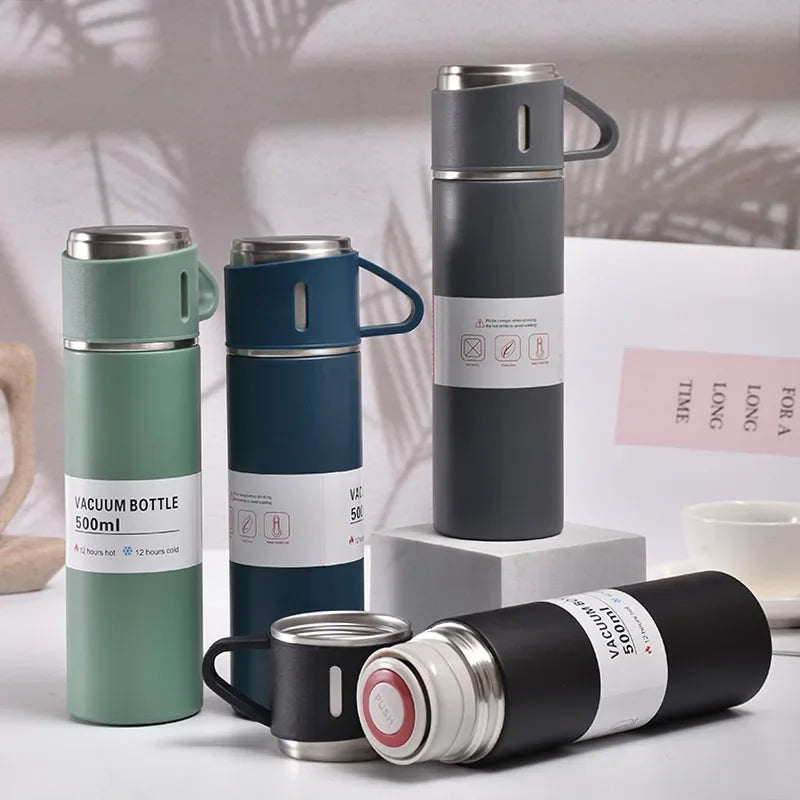 Vaccum Flaks Bottle With 3 Pc Cup