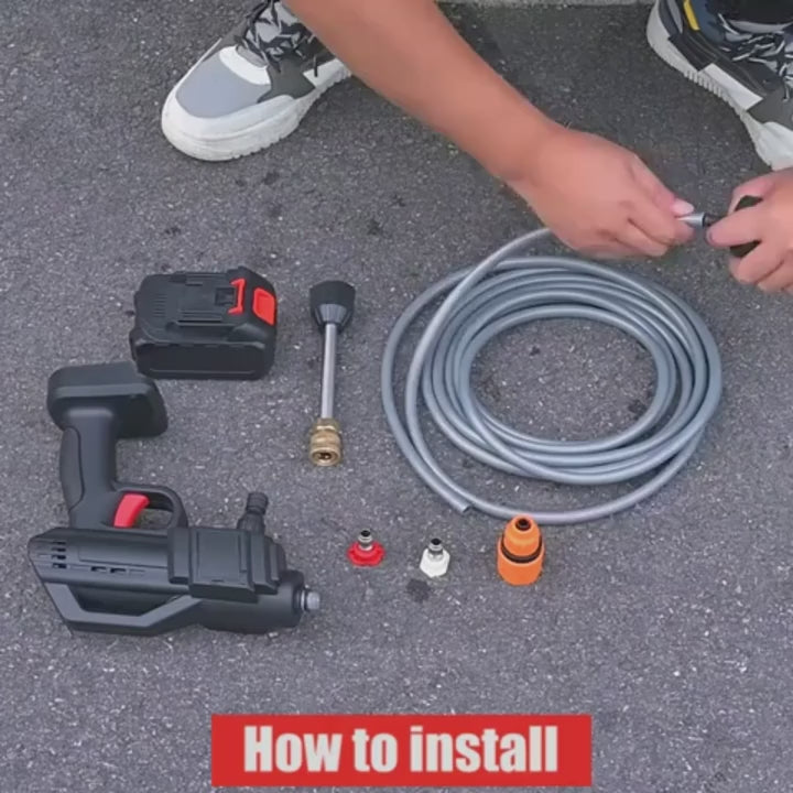 Wireless High Pressure Car Washer Gun