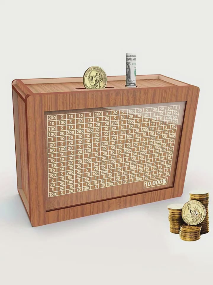 Wooden Piggy Bank