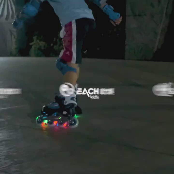 Inline Roller Skating Shoes Blue