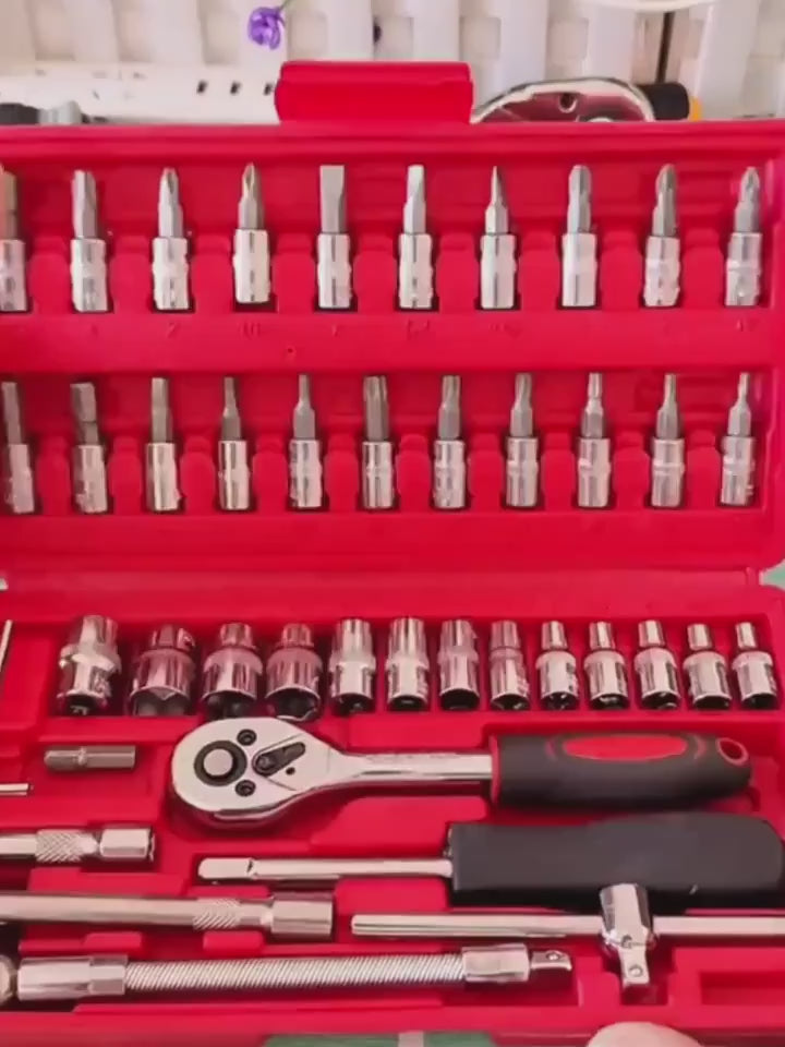 46 in 1 Pcs Tool Kit & Screwdriver Multi Purpose