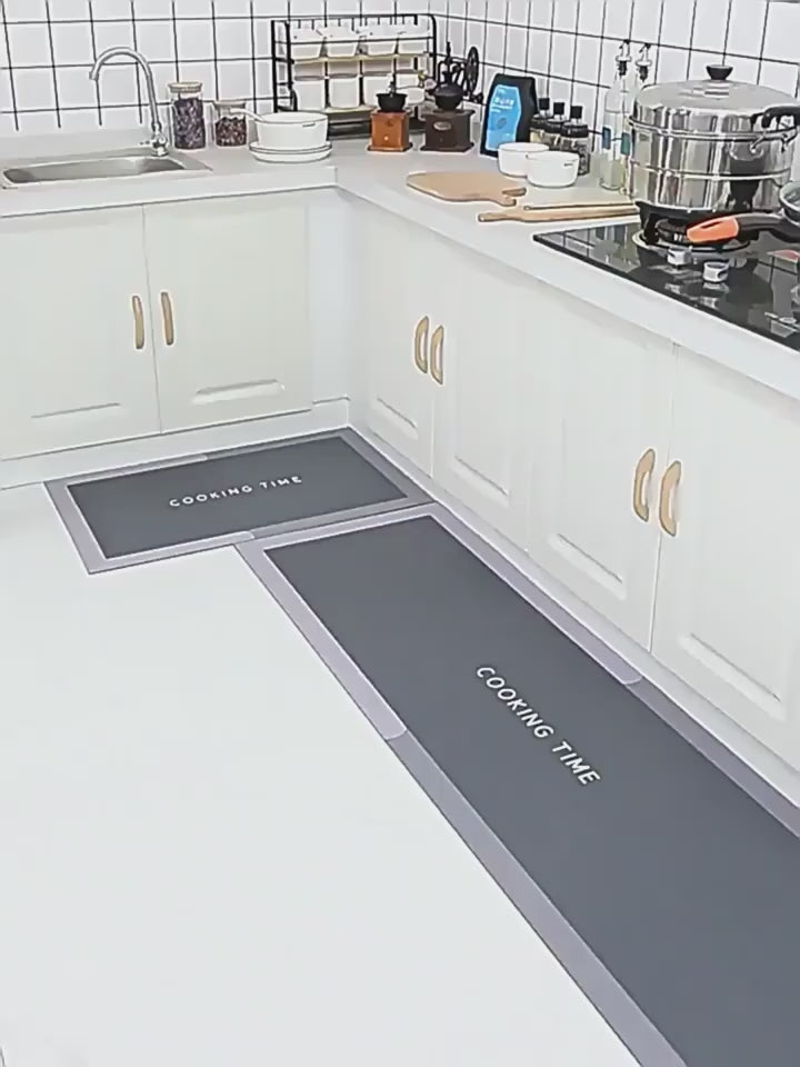 2 Pcs Kitchen Mats (40*60CM) (40*120CM)