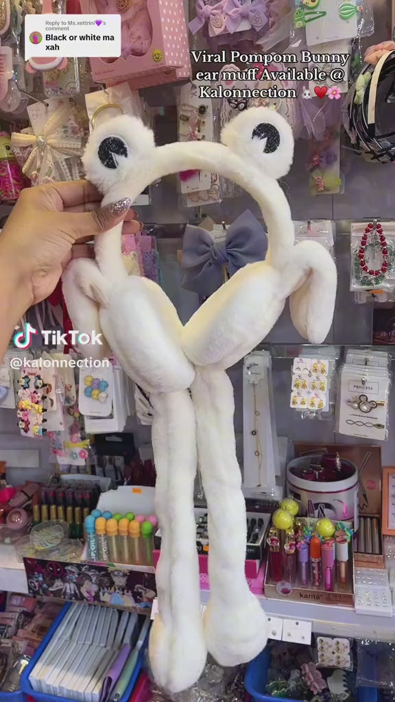 Winter Bunny Ear Earmuffs Moving Ear Chu Chu