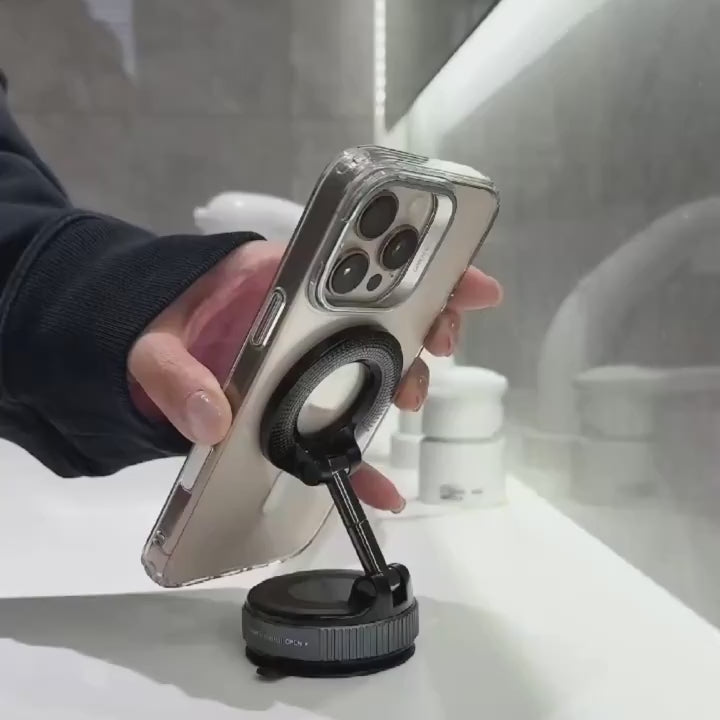 Magnetic Phone Ring Holder with Invisible Strap