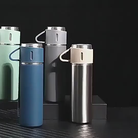 Vaccum Flaks Bottle With 3 Pc Cup