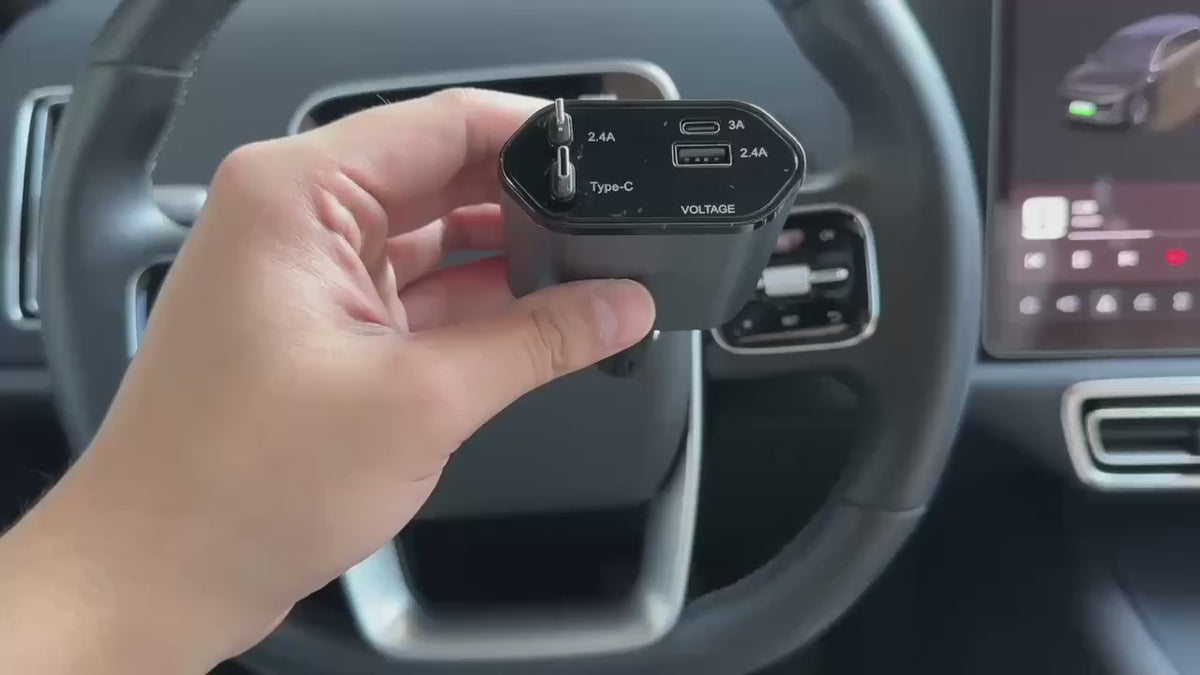 100W 4 in 1 Super Fast Charge Car Phone Charger