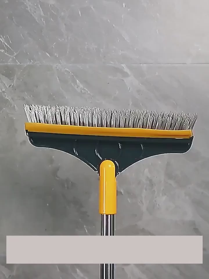 2-in-1 Bathroom Cleaning Brush with Floor Scrubber