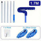 Fan Cleaner Brush with Long Rod Flexible