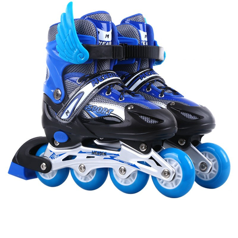 Inline Roller Skating Shoes Blue